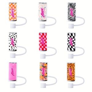 Set of 9 Alani Nu Straw Toppers